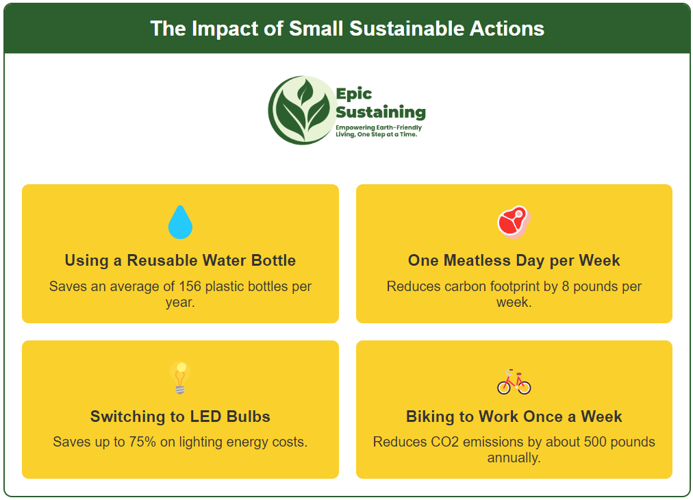 The Impact of Small Sustainable Actions